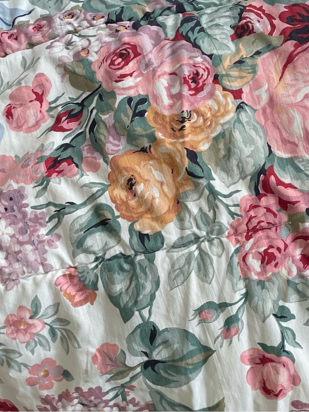 Vintage Ralph Lauren Allison Floral Full/Queen Comforter - Picture 3 of 7